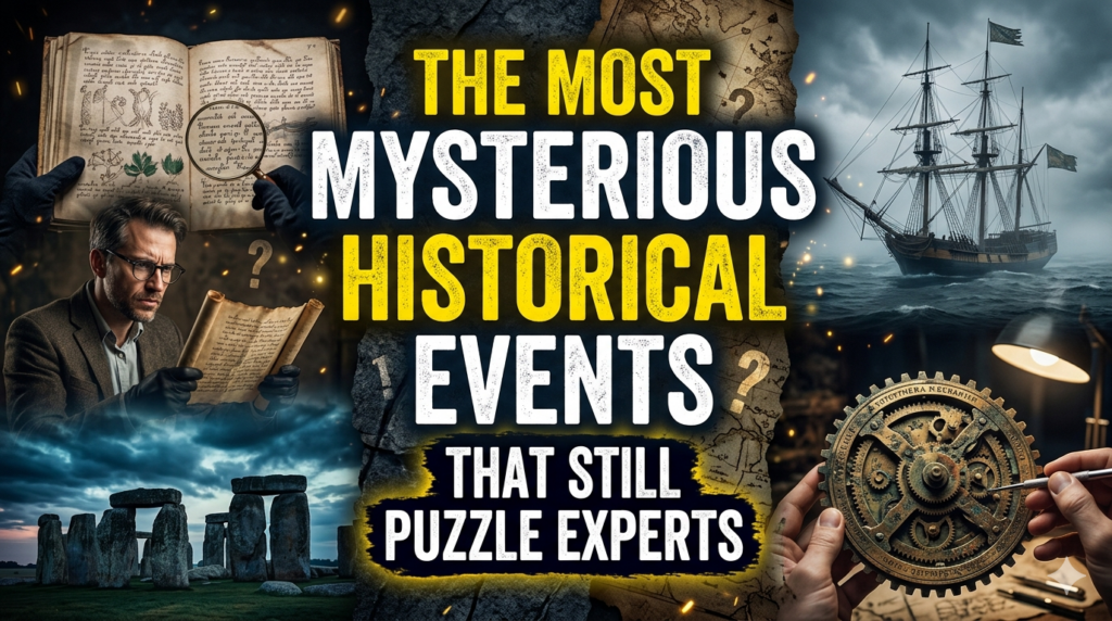 The Most Mysterious Historical Events That Still Puzzle Experts
