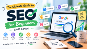 The Ultimate SEO Guide for Beginners (2026): SEO Tips, Keyword Research & Backlinks