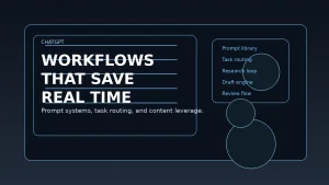 ChatGPT Workflows That Save Time