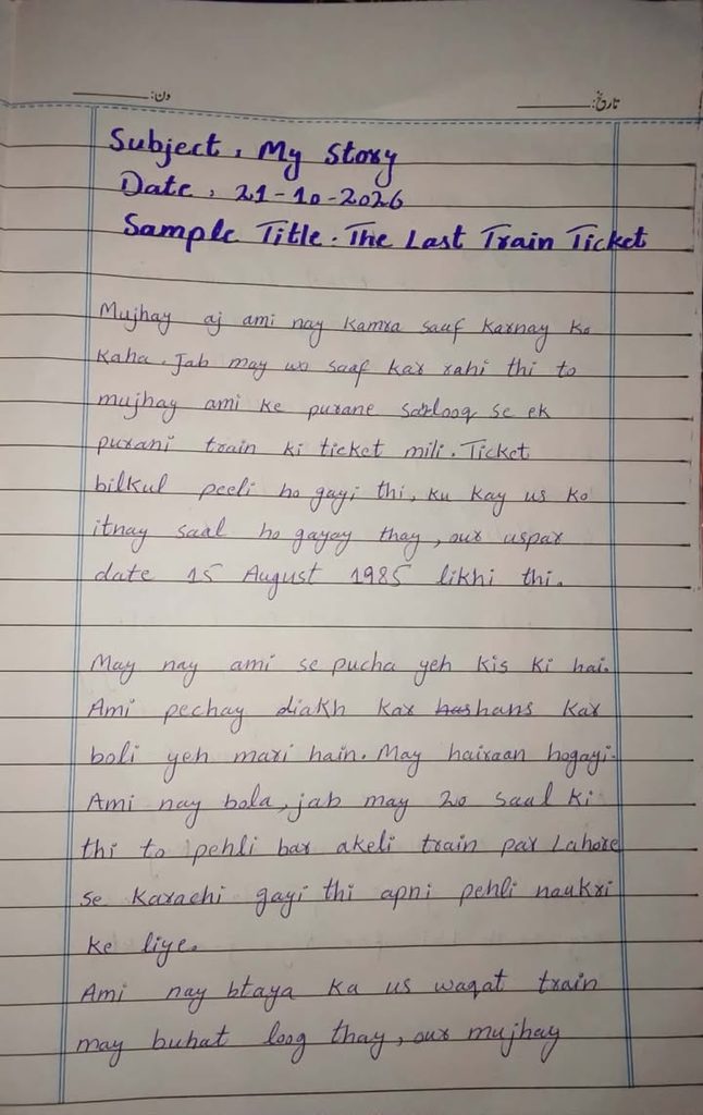 The Last Train Ticket