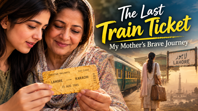 The Last Train Ticket | Me, Mom & Memories